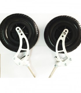 8" Front wheel assembly
