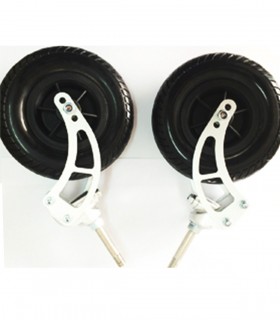 7" Front wheel assembly