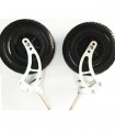 7" Front wheel assembly